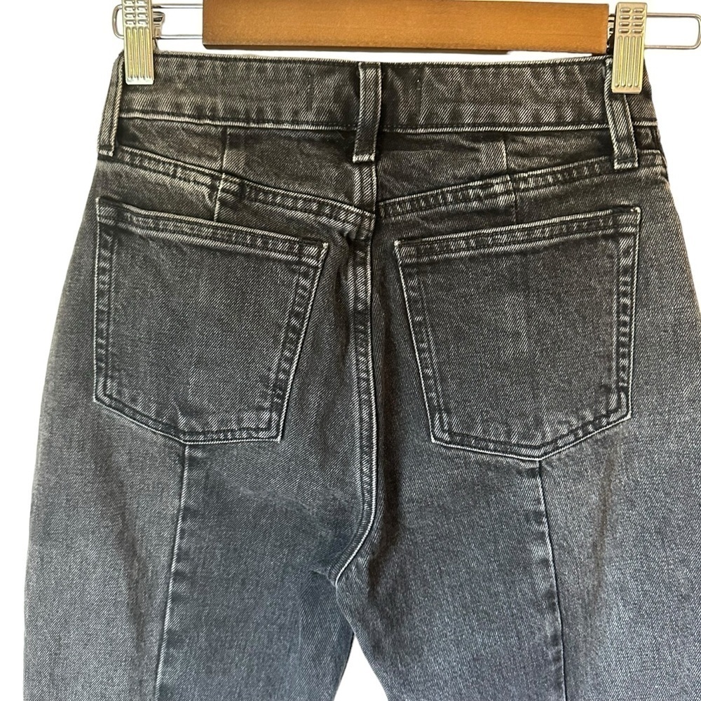 Abercrombie & Fitch Curve Love The Mom High Rise Black Jeans Size 24/00 Short - Picture 5 of 7
